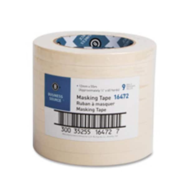 Business Source Masking Tape- 3In. Core- 2In.X60 Yards- Tan BSN16462 - main